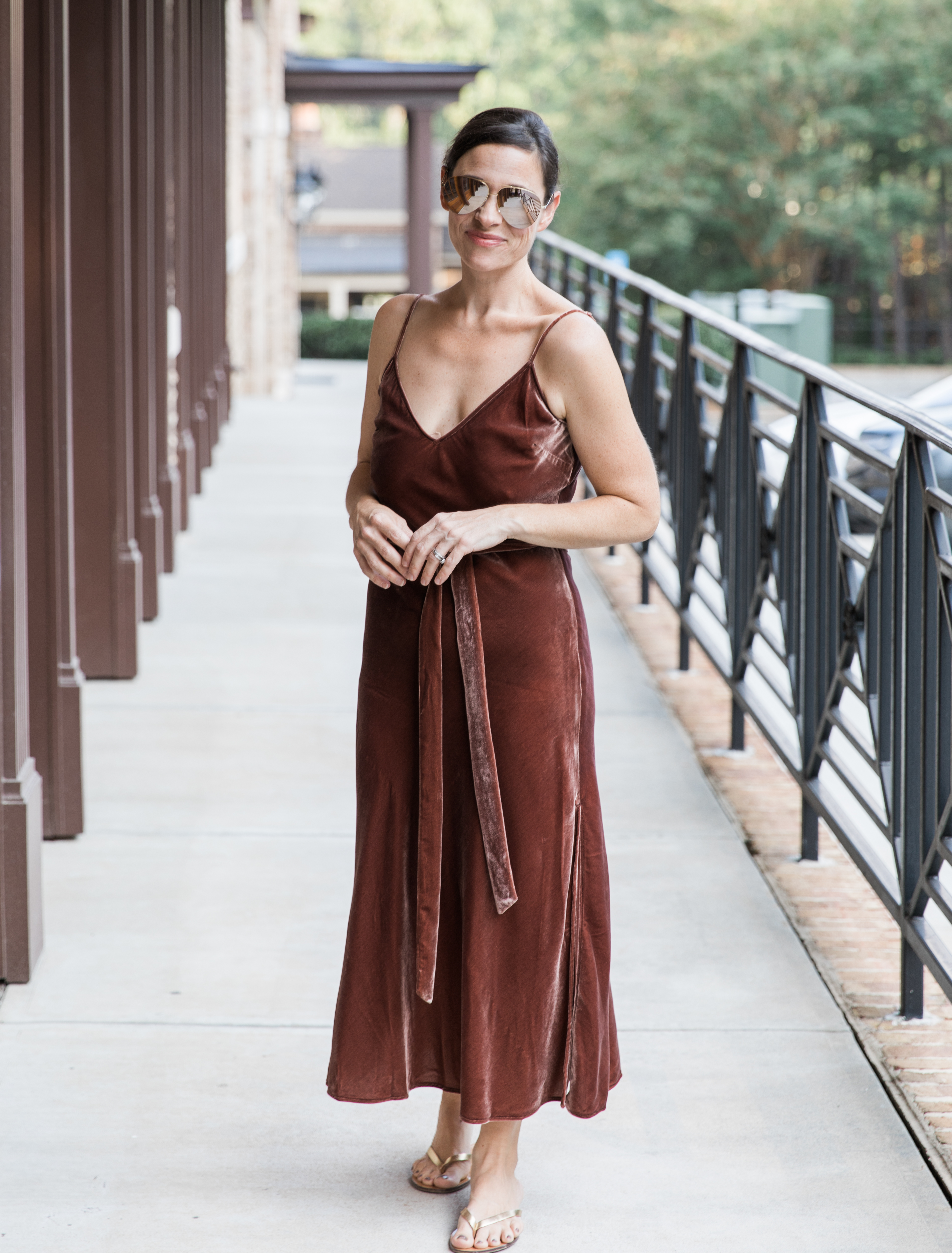 Frame Velvet Multitasking Dress