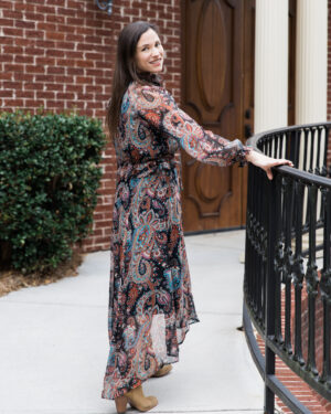 Banana Republic Olivia Palermo Paisley Dress