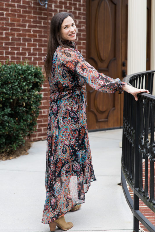 Banana Republic Olivia Palermo Paisley Dress