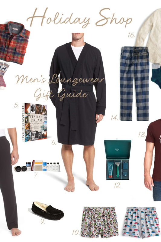 2017 Men's Loungewear Gift Guide