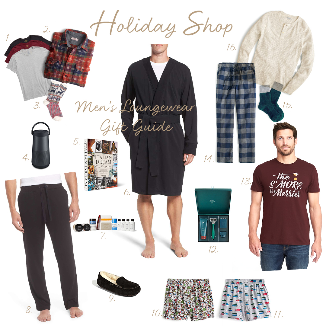 men's loungewear gift guide