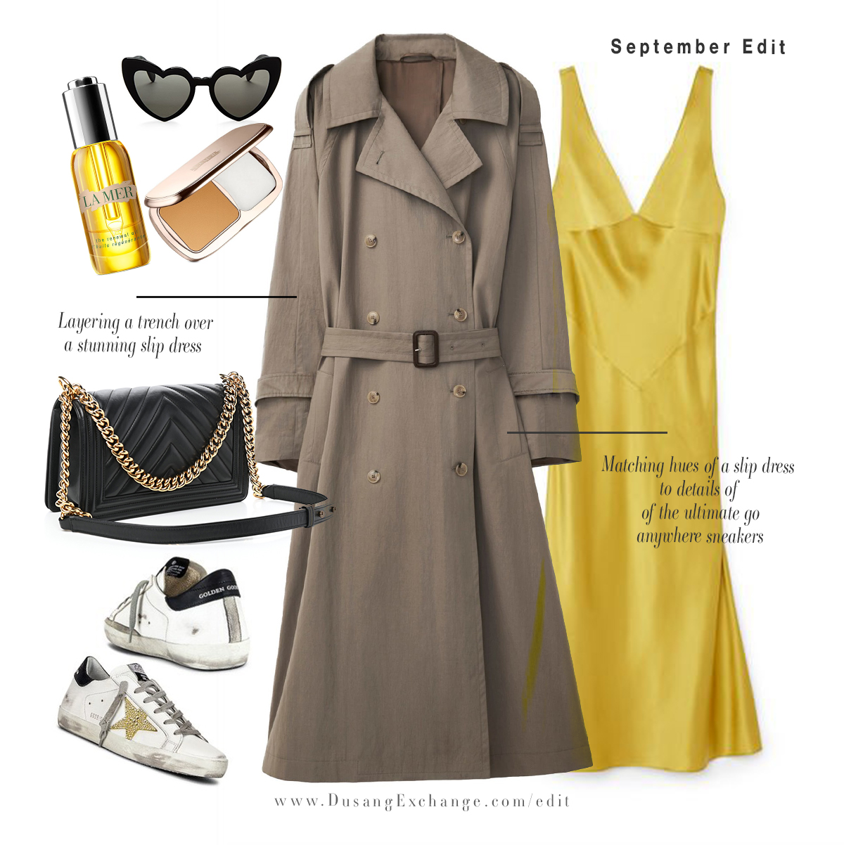 Yellow Dress Toteme Trench Golden Goose CHANEL